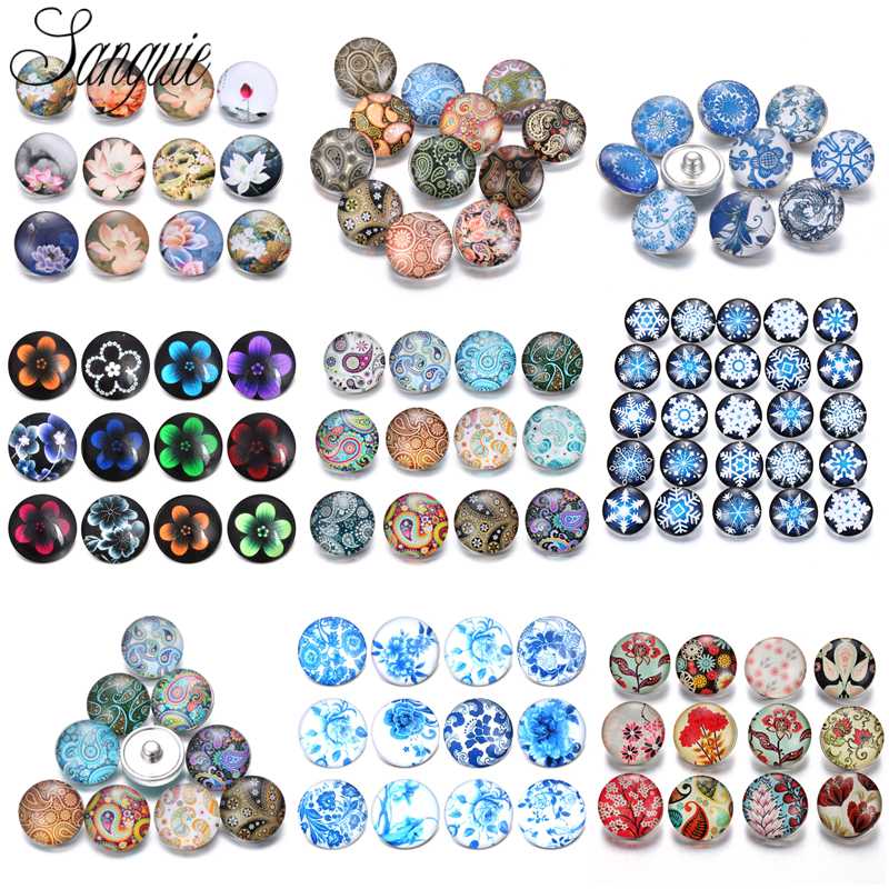 Mix 10pcs/lot 18mm glass Flower series Snap button ginger Fit 925 Bracelet necklace snap jewelry
Mix 10pcs/lot 18mm glass Flower series Snap button ginger Fit 925 Bracelet necklace snap jewelry