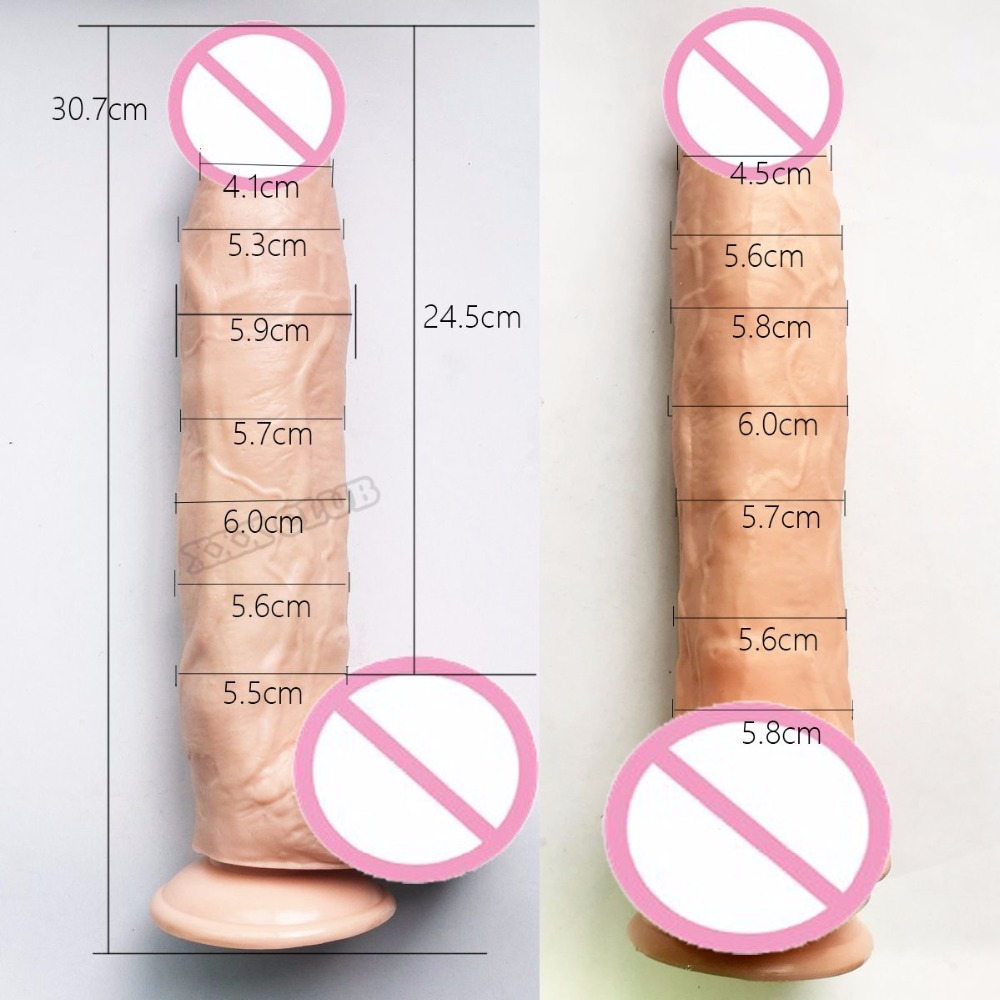 Theirry 12.09x2.36 inch Huge Dildo With Suction Cup for female masturbation Big Size Dong monster Penis vibrating Cock Sex Toys Y200410