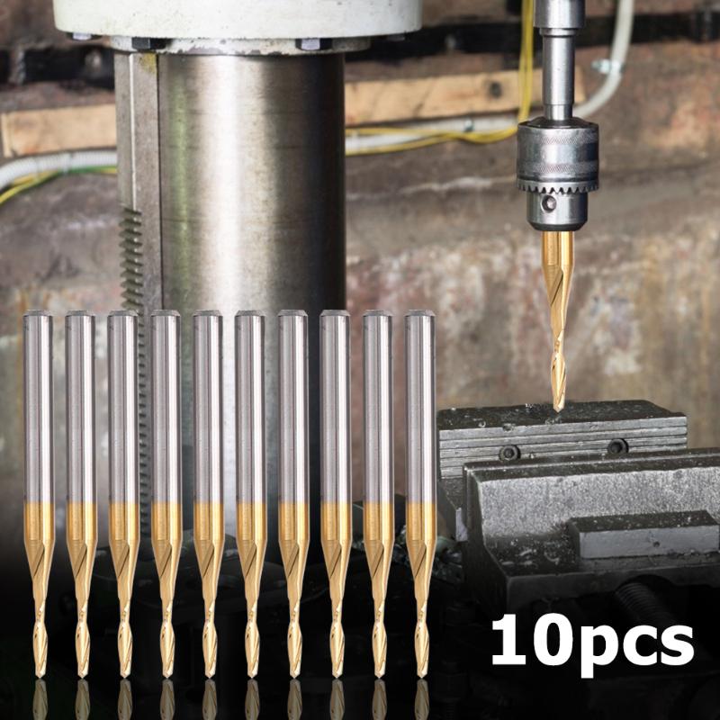 10pcs Wood Carving Engraving Cutter CNC Router Bits End Mill for PCB Machine Woodworking Polishing Tool Sets Supplies
10pcs Wood Carving Engraving Cutter CNC Router Bits End Mill for PCB Machine Woodworking Polishing Tool Sets Supplies