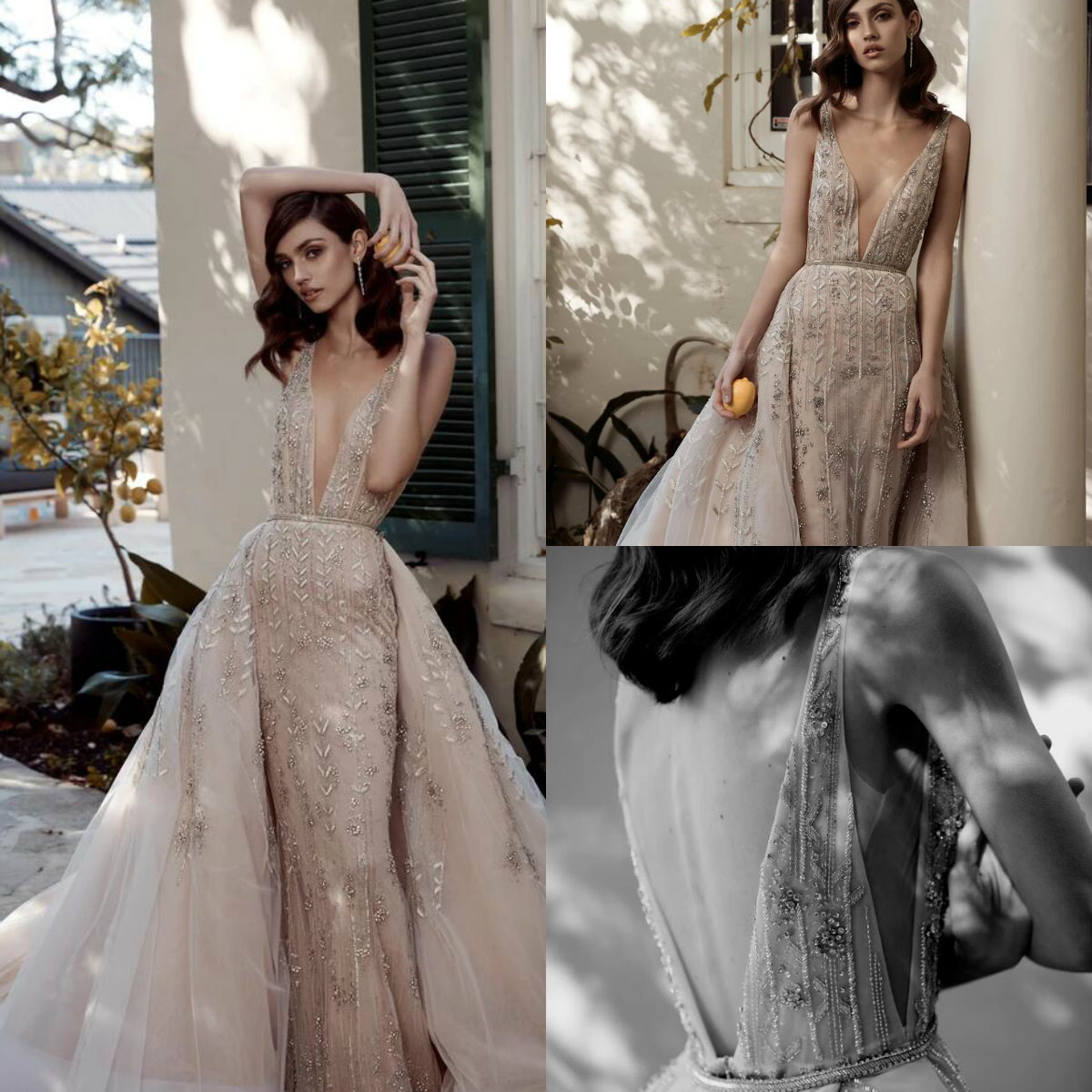 Mermaid Wedding Dresses 2019 Crystal Bead Lace Sweep Train Embroidery Overskirt Wedding Dress Detachable Train Plus Size Vestidos De Novia, White
Mermaid Wedding Dresses 2019 Crystal Bead Lace Sweep Train Embroidery Overskirt Wedding Dress Detachable Train Plus Size Vestidos De Novia, White