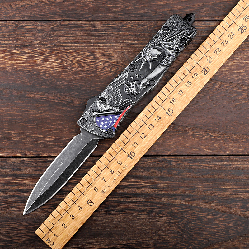 American Statue of Liberty Double Eagle Double Action Knife A16 A161 A162 A163 Double Front Survival Camping Hunting Knife Folding Crafts Co
American Statue of Liberty Double Eagle Double Action Knife A16 A161 A162 A163 Double Front Survival Camping Hunting Knife Folding Crafts Co
