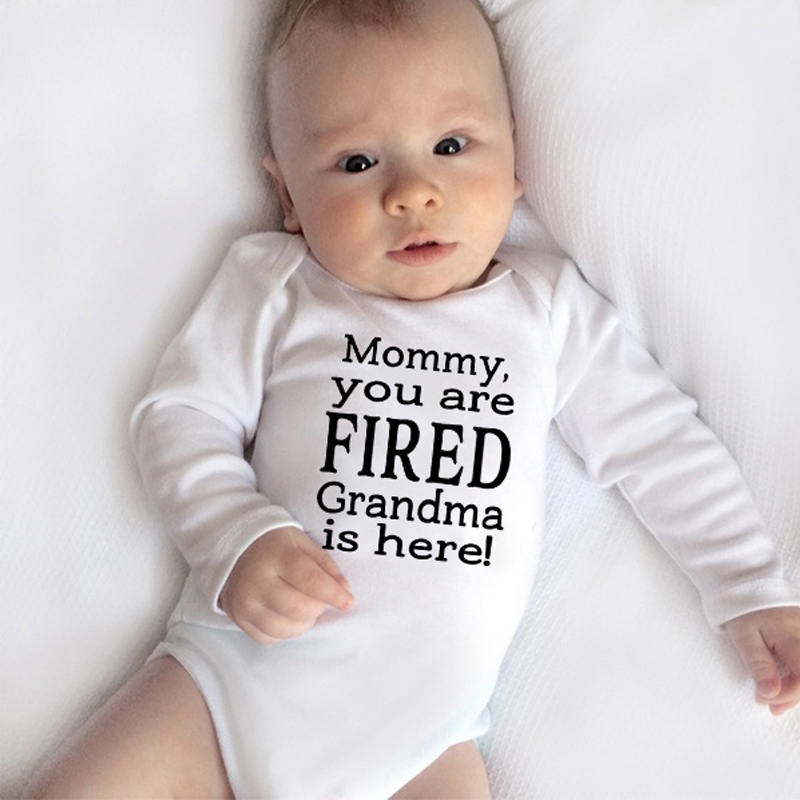 Mommy You Are Fired Grandma Is Here Baby Bodysuit Funny Cotton Baby Boy Long Sleeve Bodysuit Girls Romper Clothes Jumpsuits, Null-srpwh-
Mommy You Are Fired Grandma Is Here Baby Bodysuit Funny Cotton Baby Boy Long Sleeve Bodysuit Girls Romper Clothes Jumpsuits, Null-srpwh-