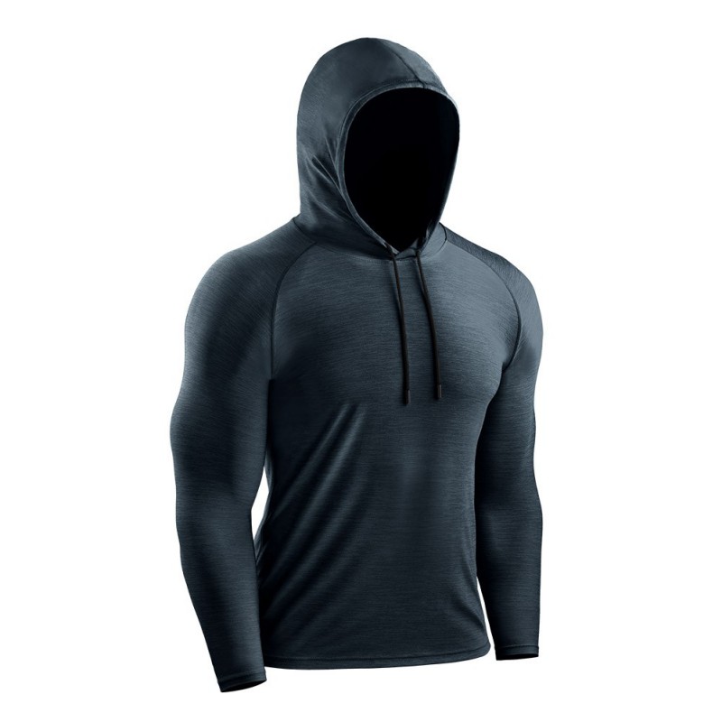 Men sports Long Sleeve Quick-drying Breathable Bottoming Hooded T-shirt Sports Tops, Black
Men sports Long Sleeve Quick-drying Breathable Bottoming Hooded T-shirt Sports Tops, Black