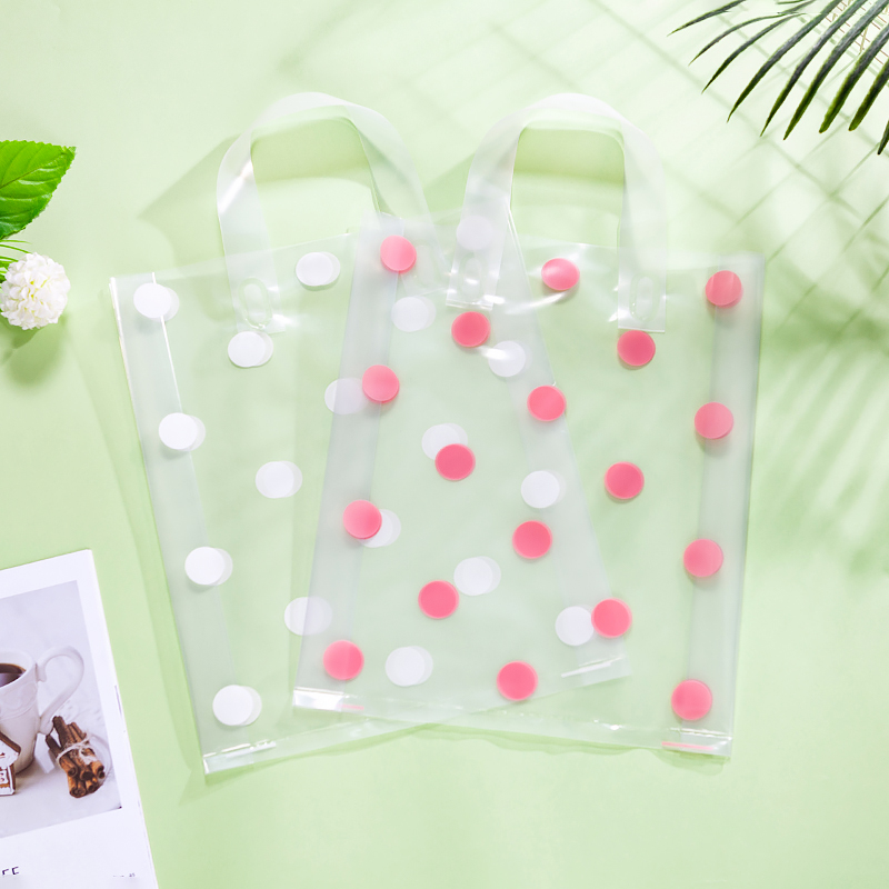 50pcs/lot 3 Sizes White Round Dots Pink Small Large Plastic Bags Clothing Boutique Gift Packaging Plastic Shopping Storage Bags
50pcs/lot 3 Sizes White Round Dots Pink Small Large Plastic Bags Clothing Boutique Gift Packaging Plastic Shopping Storage Bags
