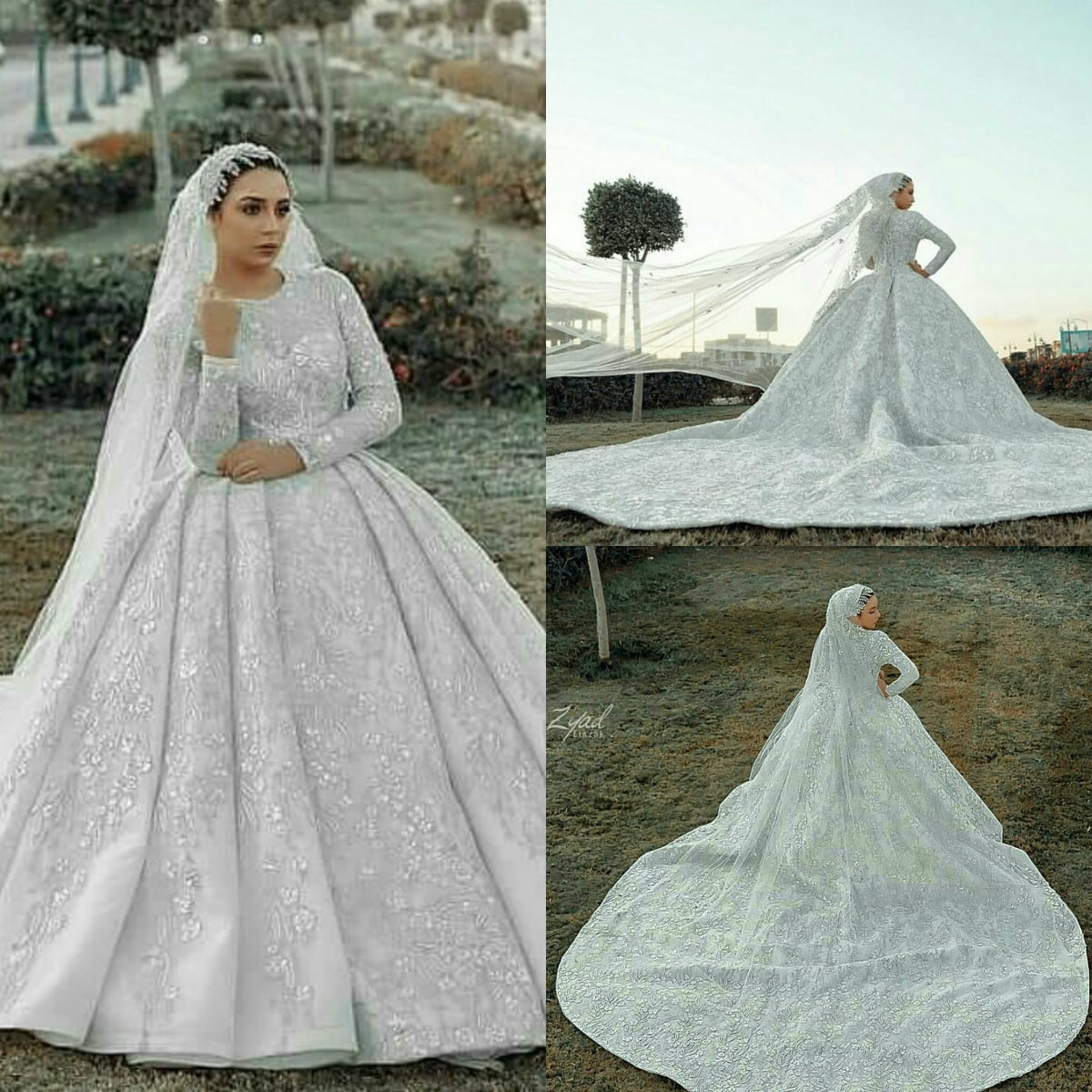Princess Wedding Dresses 2020 Long Sleeves Lace Appliqued Bridal Gowns Custom Made Sweep Train Ball Gown Wedding Dress Robe De Mariée, Same as image
Princess Wedding Dresses 2020 Long Sleeves Lace Appliqued Bridal Gowns Custom Made Sweep Train Ball Gown Wedding Dress Robe De Mariée, Same as image