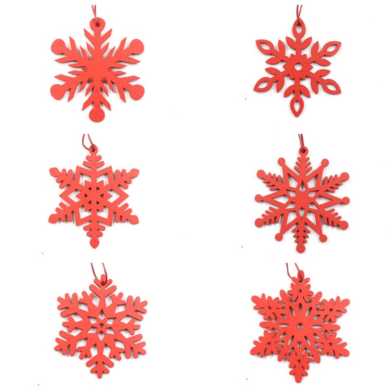 6PCS Christmas Snowflake Hanging Ornament White&Red Wooden Pendants Christmas Decoration For Home Festive Party Supplies
6PCS Christmas Snowflake Hanging Ornament White&Red Wooden Pendants Christmas Decoration For Home Festive Party Supplies