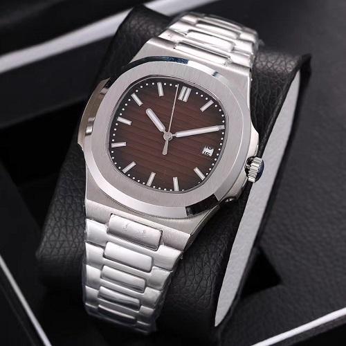 Nautilus Watch Men Automatic Watches 5711 Silver Strap Blue Stainless Mens Mechanical Orologio di Lusso Wristwatch Date, Make waterproof 50m
Nautilus Watch Men Automatic Watches 5711 Silver Strap Blue Stainless Mens Mechanical Orologio di Lusso Wristwatch Date, Make waterproof 50m