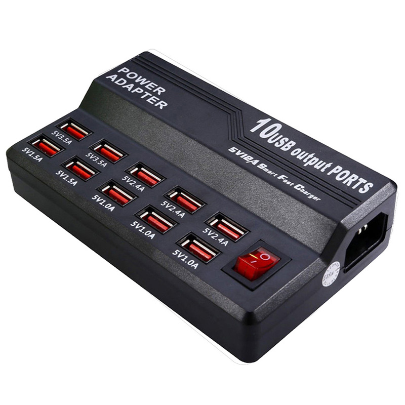 Desktop USB Charger Travel Adapter Multi 10 Port with Wall Plug Cord Phone Charging Stations for Smart Phone Tablet Notebook
Desktop USB Charger Travel Adapter Multi 10 Port with Wall Plug Cord Phone Charging Stations for Smart Phone Tablet Notebook