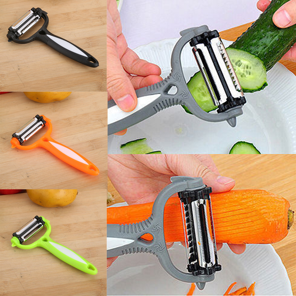 Multifonctionnel 360 Degrés Rotatif Carotte Éplucheur De Pommes De Terre Melon Gadget Légumes Fruits Navet Trancheur Cutter Cuisine Cookig Outils