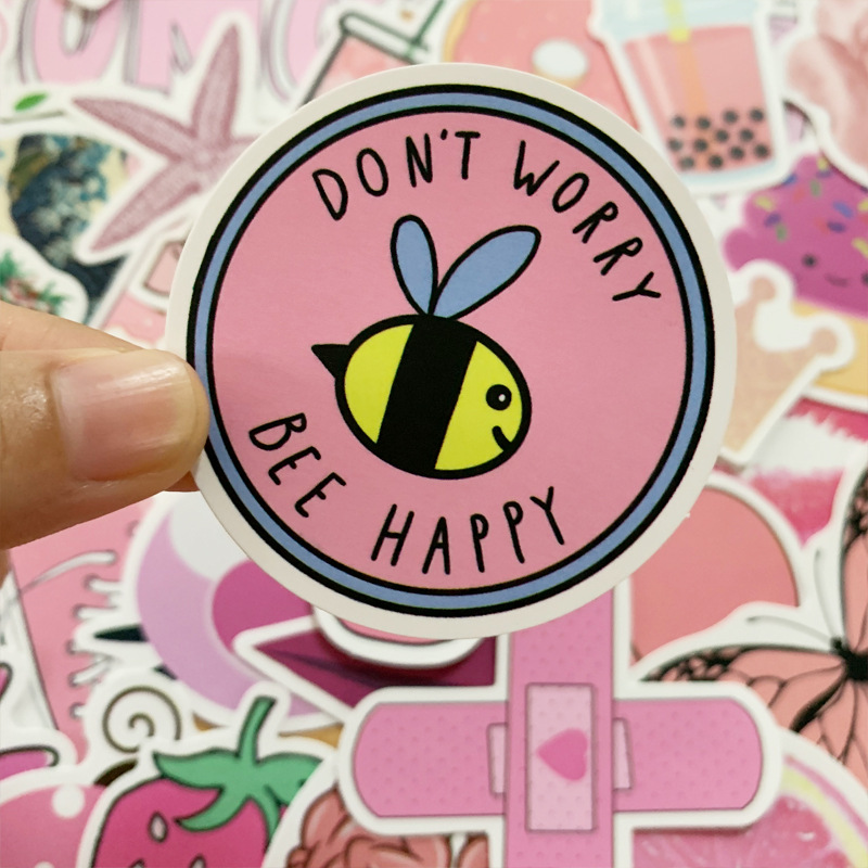 50pcs Lovely Stickers Cute Girl Stickers Car Waterproof Decales Aesthetic Trendy Girls Teens Sticker for Water Bottles Laptop Phone Motorcycle