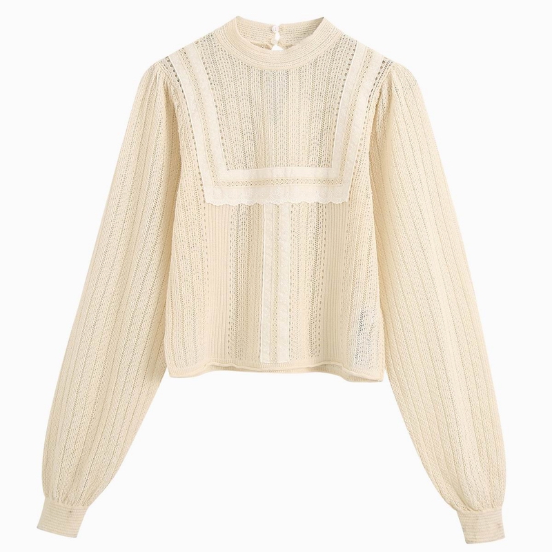 Women Sweater Autumn 2020 New Fashion O-Neck Patchwork Long Sleeve Pullover Top, Ivory
Women Sweater Autumn 2020 New Fashion O-Neck Patchwork Long Sleeve Pullover Top, Ivory