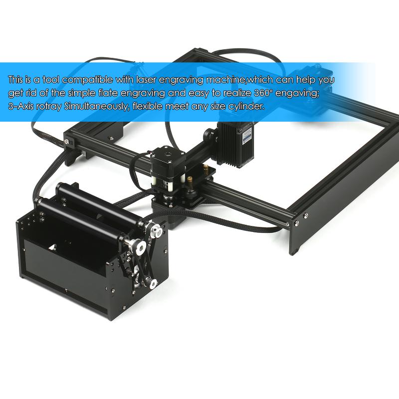 KKMOON Rotary Axis for Laser Engraving Machine Laser Engraver Spherical Carving for Engraving Ball Surface
KKMOON Rotary Axis for Laser Engraving Machine Laser Engraver Spherical Carving for Engraving Ball Surface