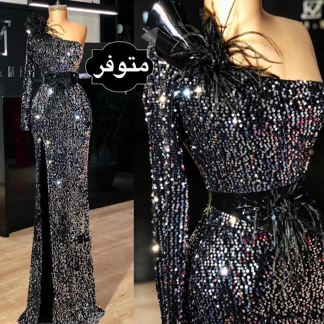 Sparkly Long Sleeve Mermaid Prom Dresses 2020 Sequined Feather Evening Gowns Formal Wear Evening Dress robe de soiree, Same as picture
Sparkly Long Sleeve Mermaid Prom Dresses 2020 Sequined Feather Evening Gowns Formal Wear Evening Dress robe de soiree, Same as picture