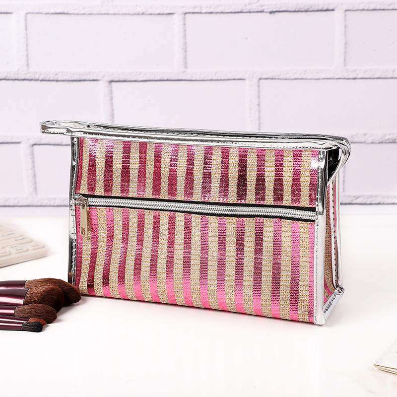 10pcs Women PU Laser Stripes Solid Large Capacity Zipper Cosmetic Bag 4Colors, Blue
10pcs Women PU Laser Stripes Solid Large Capacity Zipper Cosmetic Bag 4Colors, Blue