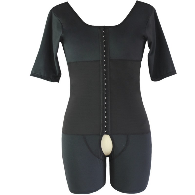 Man Short Sleeves Full Body Shaper Slimming Tummy Control Shapewear Plus Size 6XL Tummy Shaper Vest Underwear Corset Waist Cincher Bodyshape
