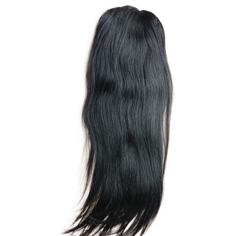 Cute African American ponytail hairstyles Sleek silky straight pony tail hairpiece clip in wraps aroud natural hair pony tail 120g