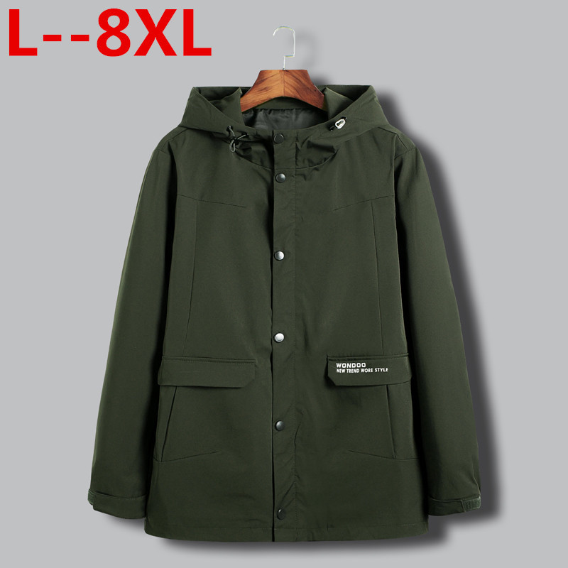 Plus Size 6XL 7XL 8XL New Spring Autumn Bomber Jacket Men Casual Solid Windbreaker Zipper Thin Hooded Coat Outwear Male Jacket, Black
Plus Size 6XL 7XL 8XL New Spring Autumn Bomber Jacket Men Casual Solid Windbreaker Zipper Thin Hooded Coat Outwear Male Jacket, Black