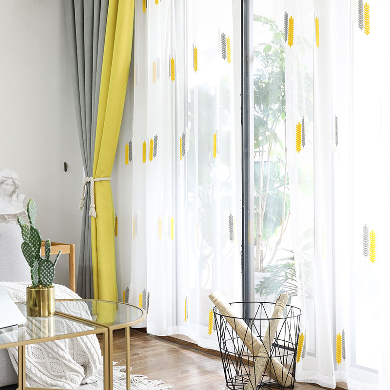 Fresh Pure White Bedroom Gauze Curtain Simple Modern Rural Wind Wheat Breathable Living Room Window Screen Finished Products, Tulle
Fresh Pure White Bedroom Gauze Curtain Simple Modern Rural Wind Wheat Breathable Living Room Window Screen Finished Products, Tulle