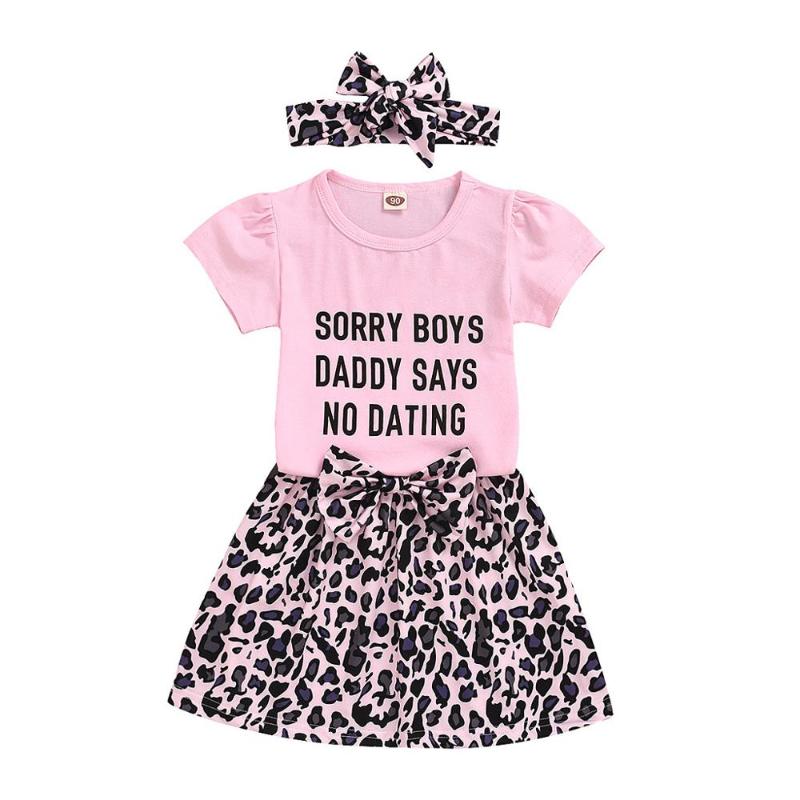 2020 Summer Baby Girls Suit kids clothing set Newborn clothing costume for girls Sleeveless T-shirt Leopard Print Skirt Headban, Pink
2020 Summer Baby Girls Suit kids clothing set Newborn clothing costume for girls Sleeveless T-shirt Leopard Print Skirt Headban, Pink