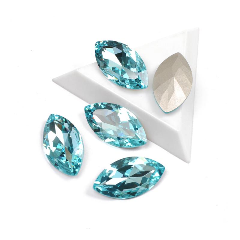 YANRUO 4227 Best Quality Glass Material Rhinestones Aquamarine Color Navette Shape Shing Nail On Rhinestone For 3D Nail Art Gems
YANRUO 4227 Best Quality Glass Material Rhinestones Aquamarine Color Navette Shape Shing Nail On Rhinestone For 3D Nail Art Gems