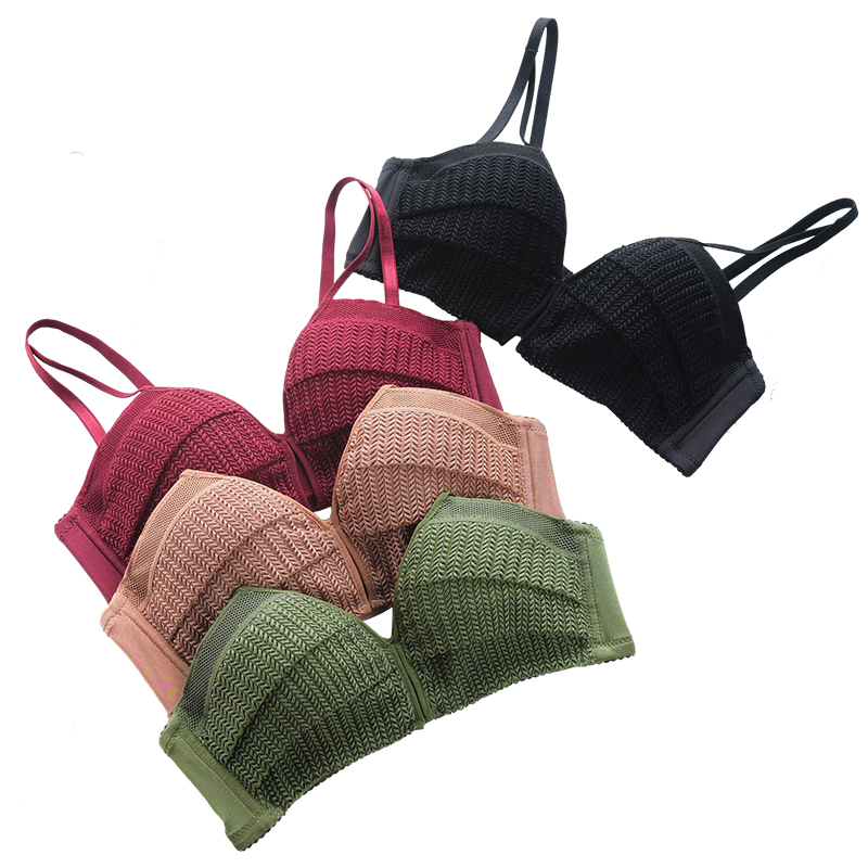 Fashion Deep V Sexy Lingerie Push Up Women Bra Soft Comfortable Underwear Wireless Bralette Adjustable Girl Brassiere Intimates, Black
Fashion Deep V Sexy Lingerie Push Up Women Bra Soft Comfortable Underwear Wireless Bralette Adjustable Girl Brassiere Intimates, Black