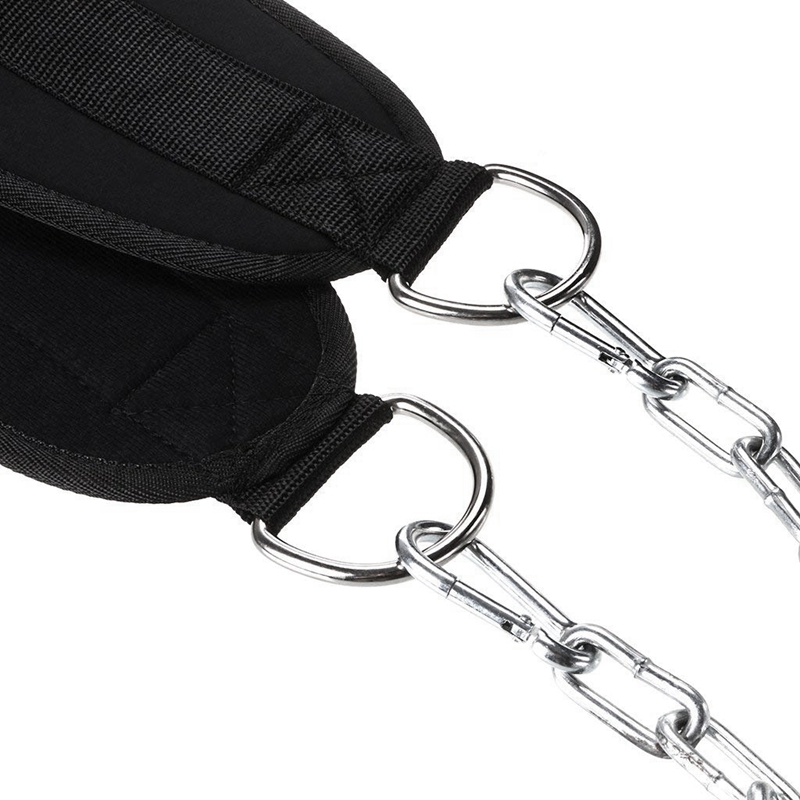 Fitness Equipments Dip Belt Weight Lifting Gym Body Waist Strength Training Power Building Dipping Chain Pull Up
