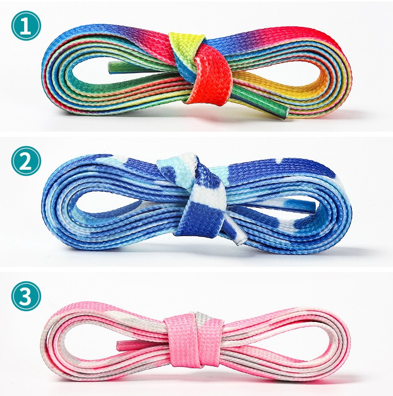 Fashion Shoelace National flag Rainbow color Sneakers Sports Shoe laces Shoelace Casual Athletic men woman ShoeLaces For Shoes