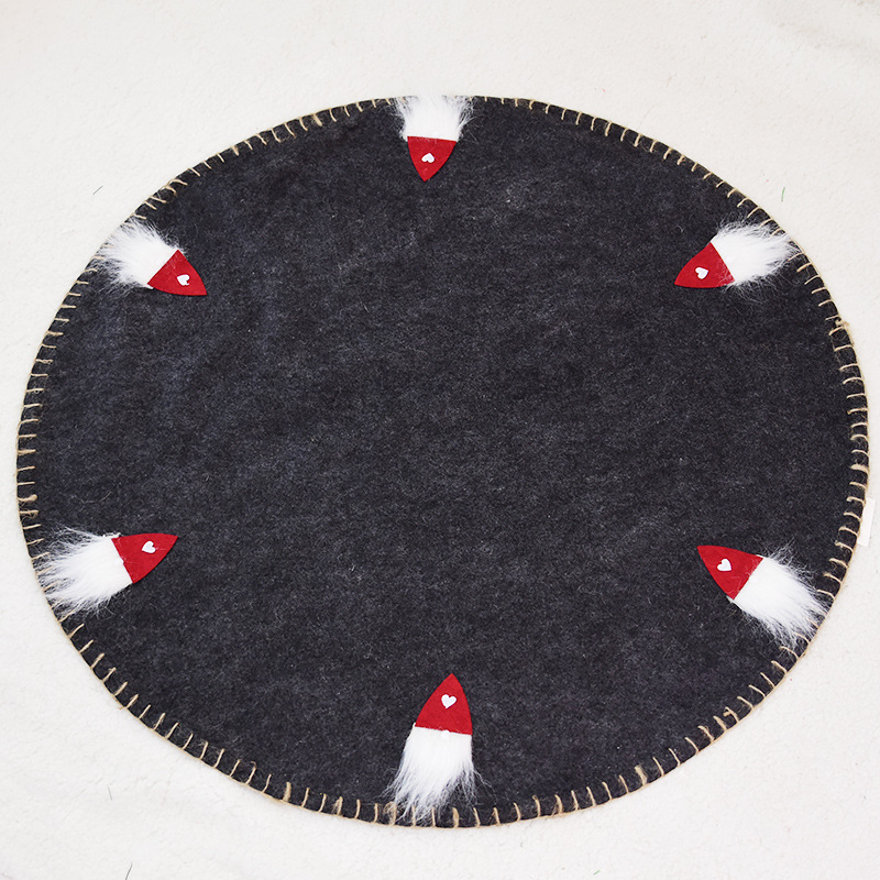 100cm Santa Claus Wool Felt Beard Old Man Christmas Tree Skirt Mat Father Christmas Red Gray Heart Snowflakes Xmas Rugs
100cm Santa Claus Wool Felt Beard Old Man Christmas Tree Skirt Mat Father Christmas Red Gray Heart Snowflakes Xmas Rugs