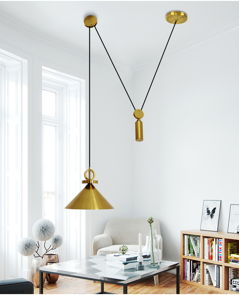Nordic style LED pendant lamps shade simple modern creative personality living bedroom dining room skating small hanging lamp