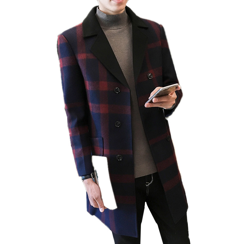 Men's Wool & Blends Winter Long Coat Business Casual Plaid Jacket Men Red Black Grey Male Coats S M L XL XXL XXXL
Men's Wool & Blends Winter Long Coat Business Casual Plaid Jacket Men Red Black Grey Male Coats S M L XL XXL XXXL