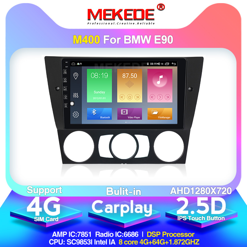 IPS Screen 4+64G Android 10 Car headunit radio stereo player For E90 E91 E92 with 4G LTE DSP BT WIFI steering wheel carplay car dvd
IPS Screen 4+64G Android 10 Car headunit radio stereo player For E90 E91 E92 with 4G LTE DSP BT WIFI steering wheel carplay car dvd