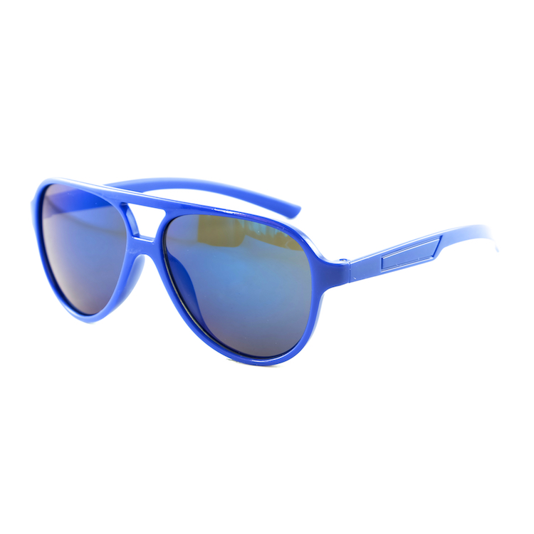 Wholesale PC Pilot Kids Sunglasses Mirror Lenses Cool Plastic Children Sports Sun Glasses Solid Colors Z260305