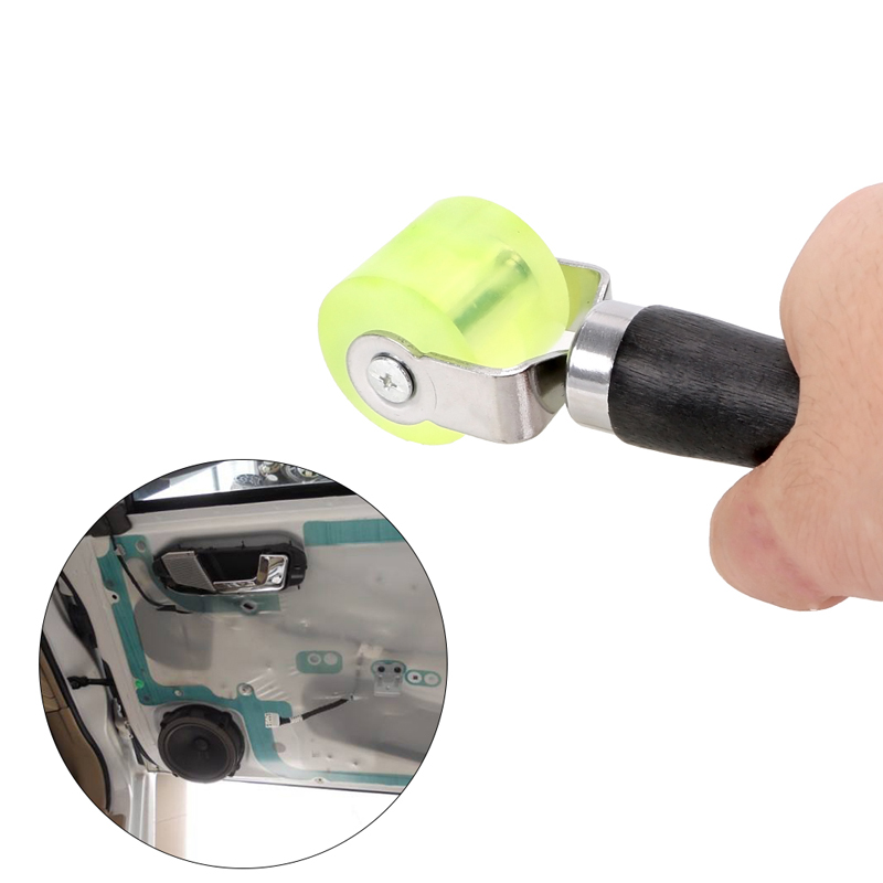 Car Rubber Roller Interior Accessories Noise Deadening Reducing Tool Sound Deadener Application Rolling Wheel Car Stereo Soundproof