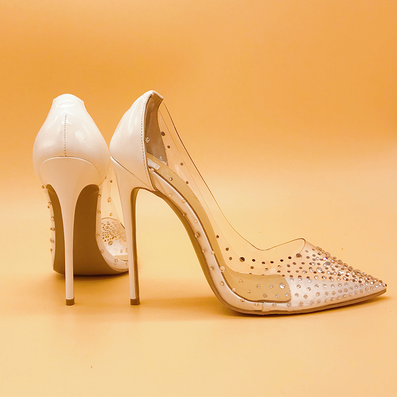Casual Designer Sexy lady fashion women pumps crystals PVC sexy high heels large size White Gold silver wedding shoes stiletto, Nude 8cm
Casual Designer Sexy lady fashion women pumps crystals PVC sexy high heels large size White Gold silver wedding shoes stiletto, Nude 8cm