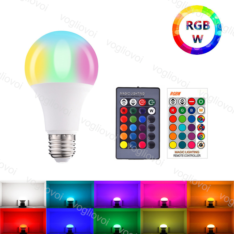 LED Bulbs RGBW 3W5W10W15W 85~265V Black or White 24key Controller with Memory 16 Color Multicolor Global Light For Christmas Halloween Home
LED Bulbs RGBW 3W5W10W15W 85~265V Black or White 24key Controller with Memory 16 Color Multicolor Global Light For Christmas Halloween Home