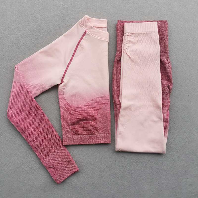 Seamless Yoga Set Women Long Sleeve Crop Tops With High Waist Tummy Control Sport Leggings Gym Clothing 2Pcs Sport Suit, Red pants
Seamless Yoga Set Women Long Sleeve Crop Tops With High Waist Tummy Control Sport Leggings Gym Clothing 2Pcs Sport Suit, Red pants