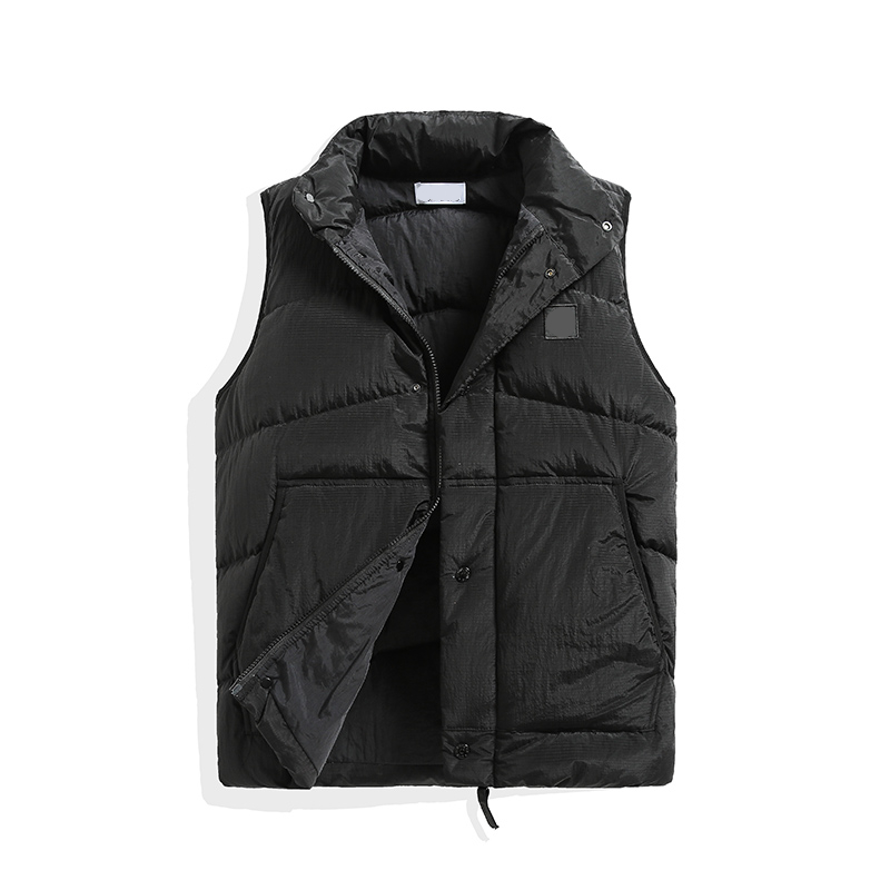 Men's Vests Pattern Konng Gonng Autumn And Winter Thickened Waistcoat Fashion Brand High Version Mens Vest
