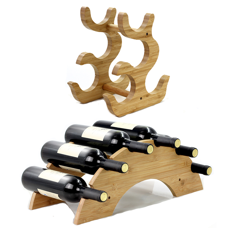 Wine Holder Wine Stand Natural Bamboo Storage Bottle Holder Bar Accessories Home Standing Rack Decora Soporte Botella Vino
Wine Holder Wine Stand Natural Bamboo Storage Bottle Holder Bar Accessories Home Standing Rack Decora Soporte Botella Vino