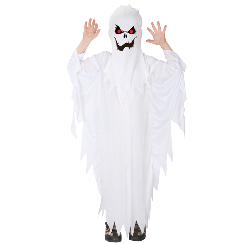 Theme Costume Kids Child Boys Spooky Scary White Ghost Costumes Robe Hood Spirit Halloween Purim Party Carnival Role Play Cosplay Dress Up, As pic
Theme Costume Kids Child Boys Spooky Scary White Ghost Costumes Robe Hood Spirit Halloween Purim Party Carnival Role Play Cosplay Dress Up, As pic