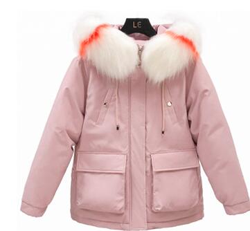 Wholesale fashion women's new color large fur collar tooling down cotton pad loose bf student winter cotton jacket coat size M-XXL, Creamy-white
Wholesale fashion women's new color large fur collar tooling down cotton pad loose bf student winter cotton jacket coat size M-XXL, Creamy-white