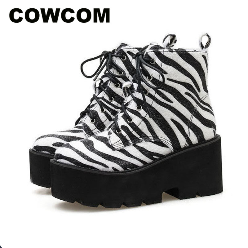 COWCOM 2020 Women Sexy Fashion Boots Boots British Zebra Text Color Wedge Women Shoes Thin Heels, Black
COWCOM 2020 Women Sexy Fashion Boots Boots British Zebra Text Color Wedge Women Shoes Thin Heels, Black