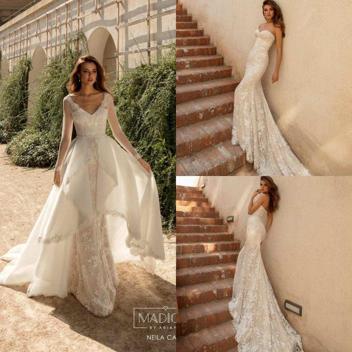 2020 Two Pieces Wedding Dresses With Detachable Skirt Long Jacket Sweep Train V Neck Overskirt Wedding Dress Customize Robes De Mariée, Gold
2020 Two Pieces Wedding Dresses With Detachable Skirt Long Jacket Sweep Train V Neck Overskirt Wedding Dress Customize Robes De Mariée, Gold