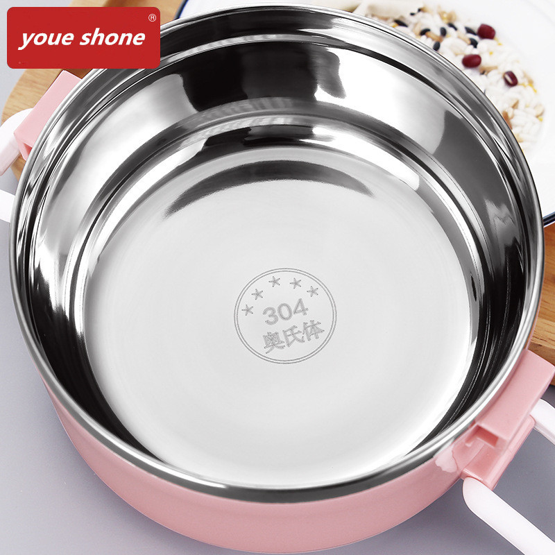 2018 New Portable Lunchbox kitchen Multi-layer stainless steel Lunch Box kids School Food Container women thermos Bento Boxes C18112301