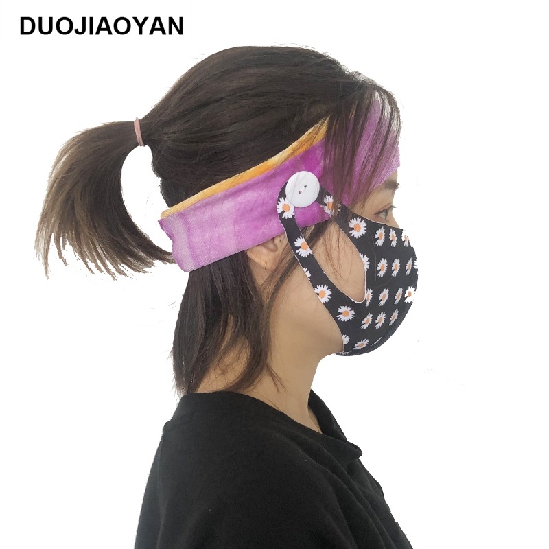 2020 Woman hair headband with Button for Masks Sport Head Band Exercise Fitness Headbands Parent-Child Lovers Girls Head Scarf
2020 Woman hair headband with Button for Masks Sport Head Band Exercise Fitness Headbands Parent-Child Lovers Girls Head Scarf