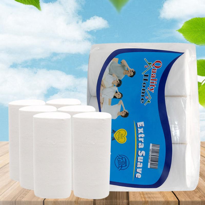 6 Rolls Toilet Paper Soft Strong Toilet Tissue Home Kitchen 3-Ply for Daily Use Disposable Practical Home Bath Tissue Towels
6 Rolls Toilet Paper Soft Strong Toilet Tissue Home Kitchen 3-Ply for Daily Use Disposable Practical Home Bath Tissue Towels