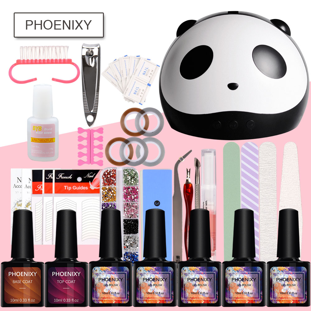 Set Nail Art Kit 5Color 10ml Nail Gel Polish & 36W UV Lamp Dryer Manicure UV Gel Sets For Extension Tools Set
Set Nail Art Kit 5Color 10ml Nail Gel Polish & 36W UV Lamp Dryer Manicure UV Gel Sets For Extension Tools Set
