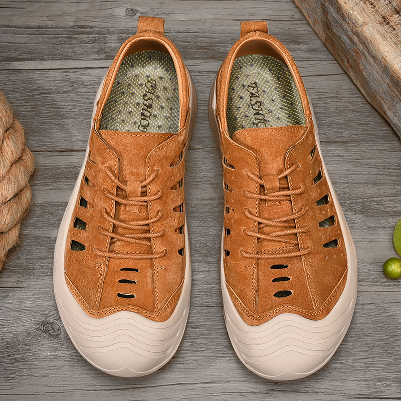 CIMIM Summer New Breathable Sandals 38-47 Large Size Men Fashion Hole Shoes 2020 Comfortable Casual Shoes Men, Beige
CIMIM Summer New Breathable Sandals 38-47 Large Size Men Fashion Hole Shoes 2020 Comfortable Casual Shoes Men, Beige