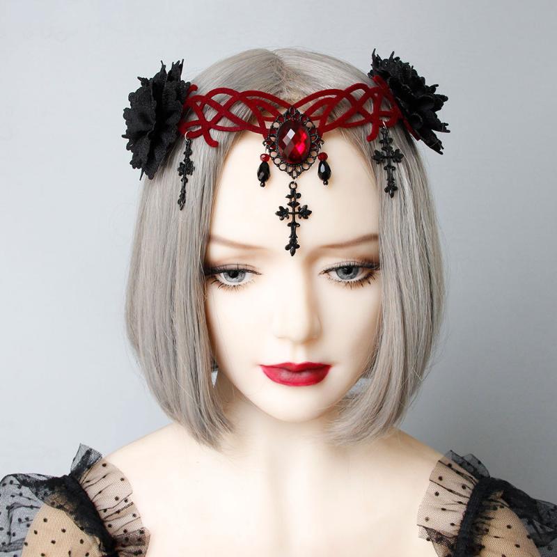 New arrival women's Rhinestone cross hairbands party girl's black flower crown headband hair accessories
New arrival women's Rhinestone cross hairbands party girl's black flower crown headband hair accessories