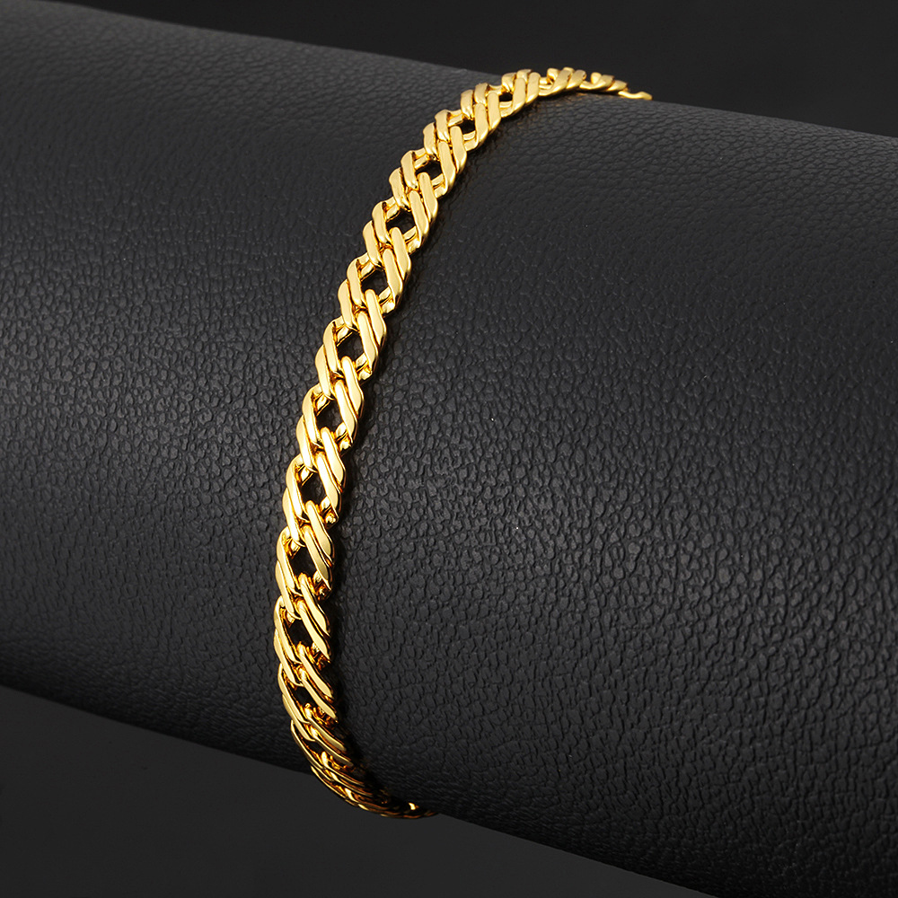 2020 new 6 mm*18-22cm Luxury men's Gold Bracelet plated 18K Gold Bracelets for men women Jewelry Boss chain bracelet
2020 new 6 mm*18-22cm Luxury men's Gold Bracelet plated 18K Gold Bracelets for men women Jewelry Boss chain bracelet