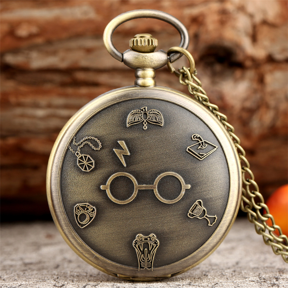 Classic Magic School Theme Quartz Pocket Watches Retro Necklace Watches Fob Sweater Chain Pendant Watch Gifts Kids Men Women, Black
Classic Magic School Theme Quartz Pocket Watches Retro Necklace Watches Fob Sweater Chain Pendant Watch Gifts Kids Men Women, Black